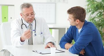 patient in consultation with a specialist