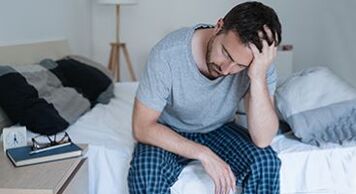 the man has a prostate problem